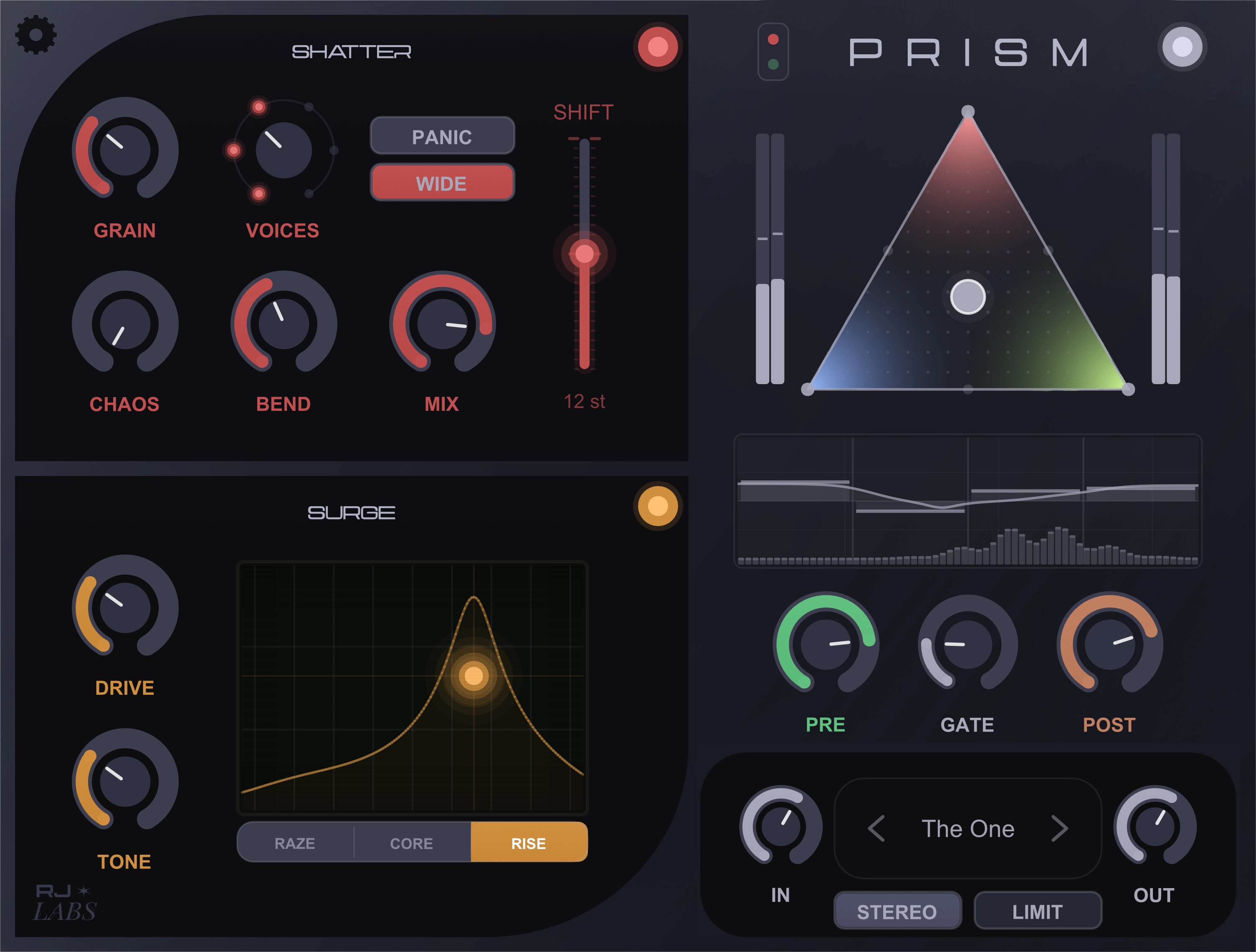 PRISM full plugin interface